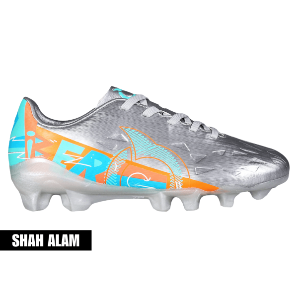 Ortuseight Catalyst Liberte V4 FG Jr. Silver/Aqua – 1.5UK