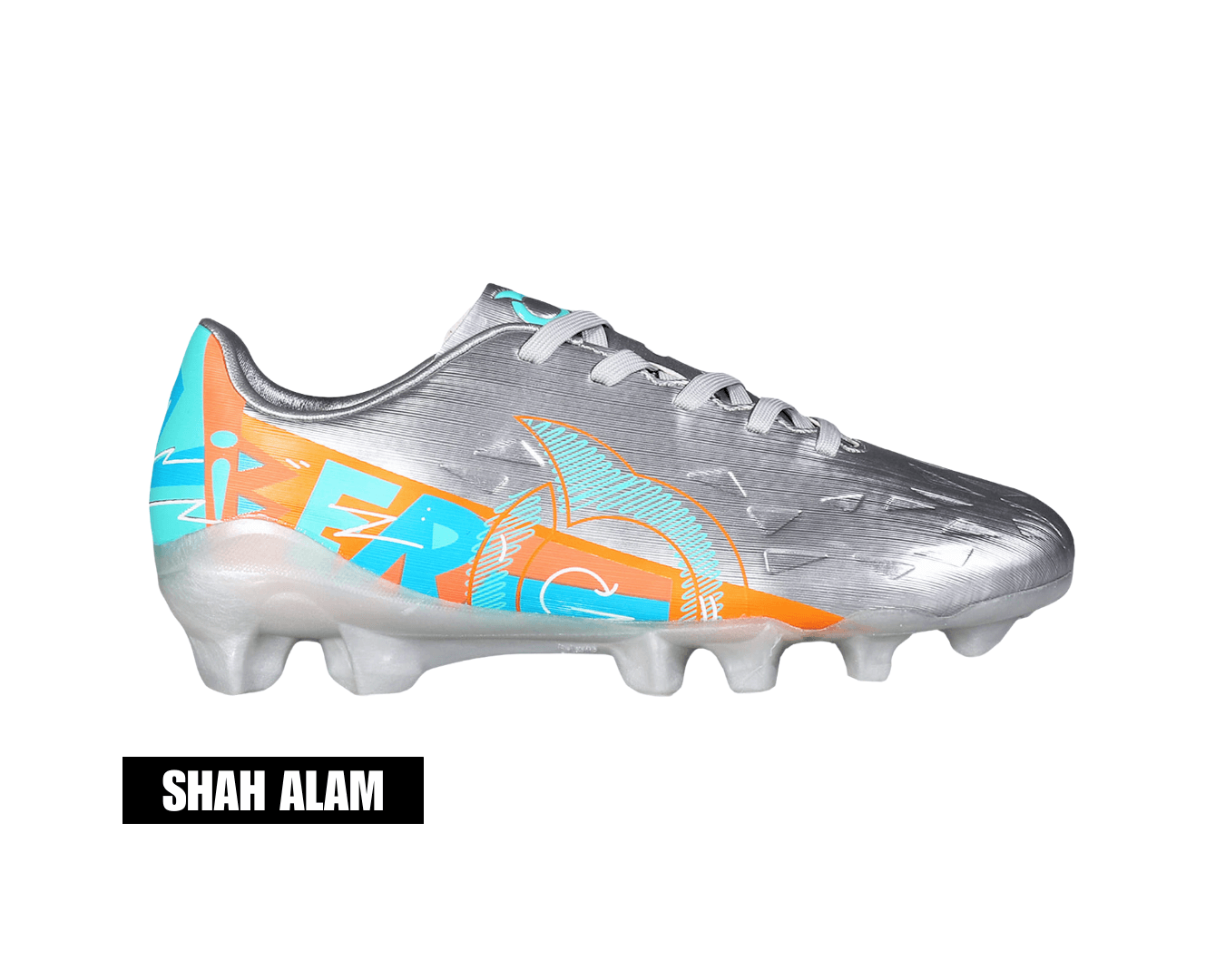 Ortuseight Catalyst Liberte V4 FG Jr. Silver/Aqua – 1.5UK