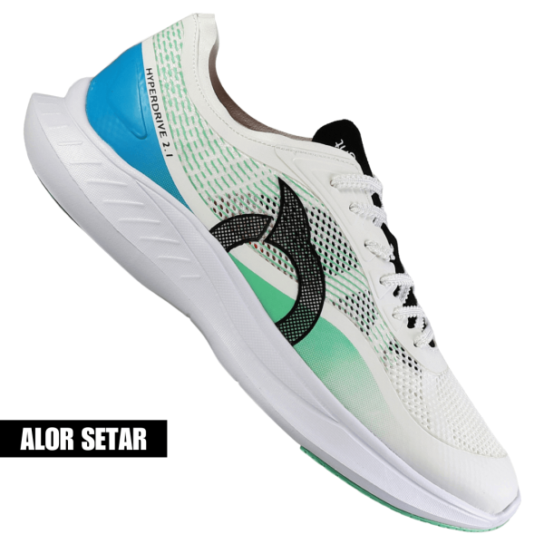 Ortuseight Hyperdrive 2.1 White/Aqua/Cyan – 9.5UK