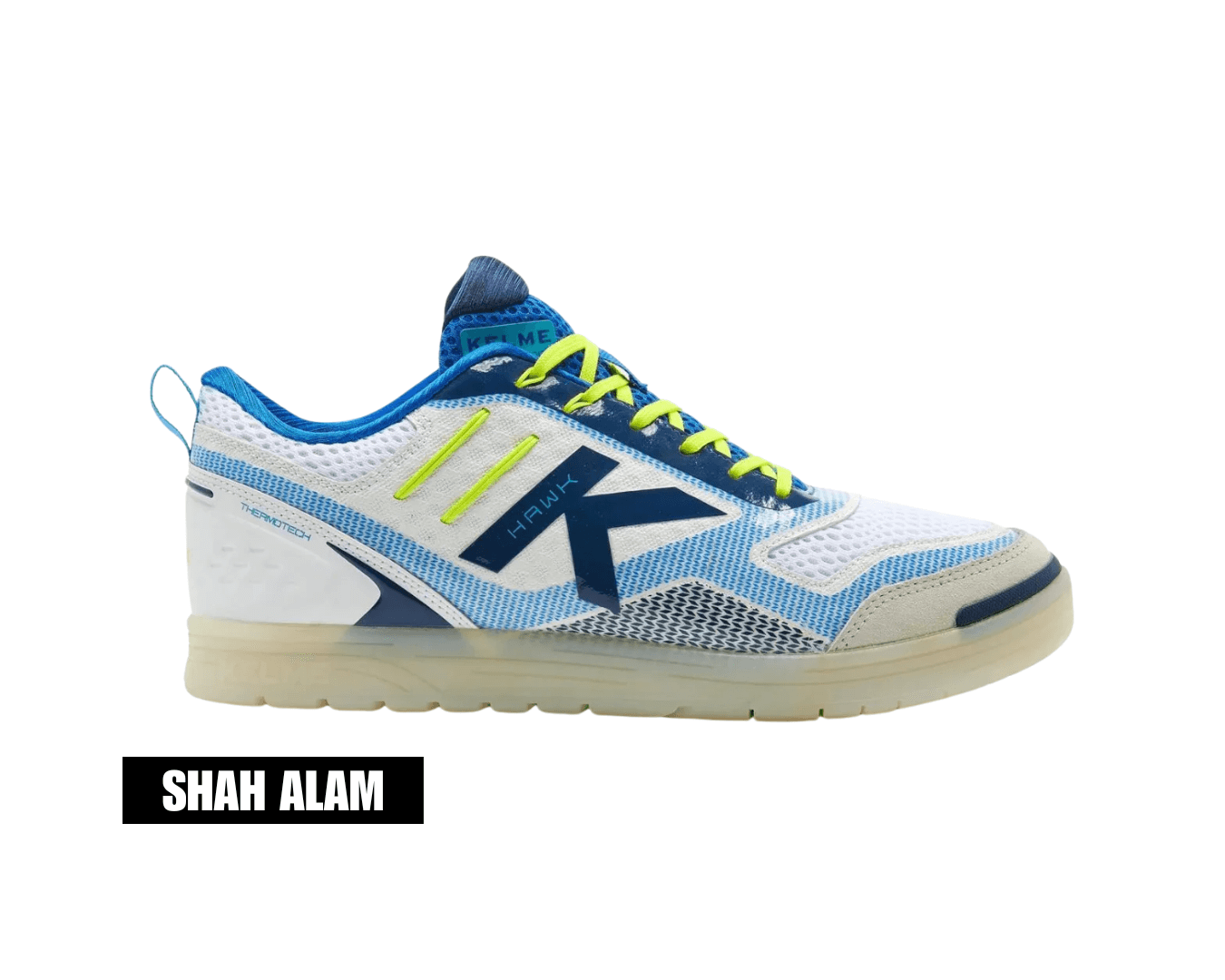 Kelme Hawk White/Blue – 7.5UK