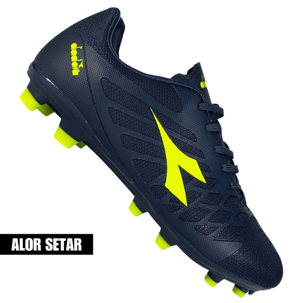Diadora Junior Navy/Green FG – 2UK