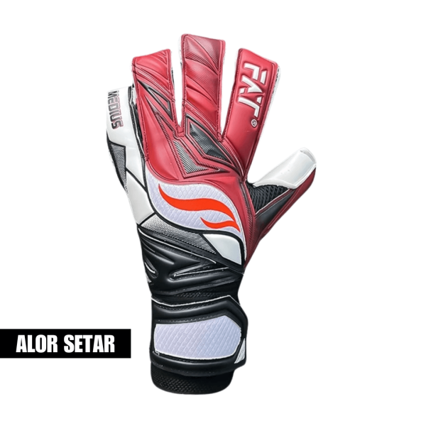 Fat Medius T Cut Black/Red/White Glove – Size 7