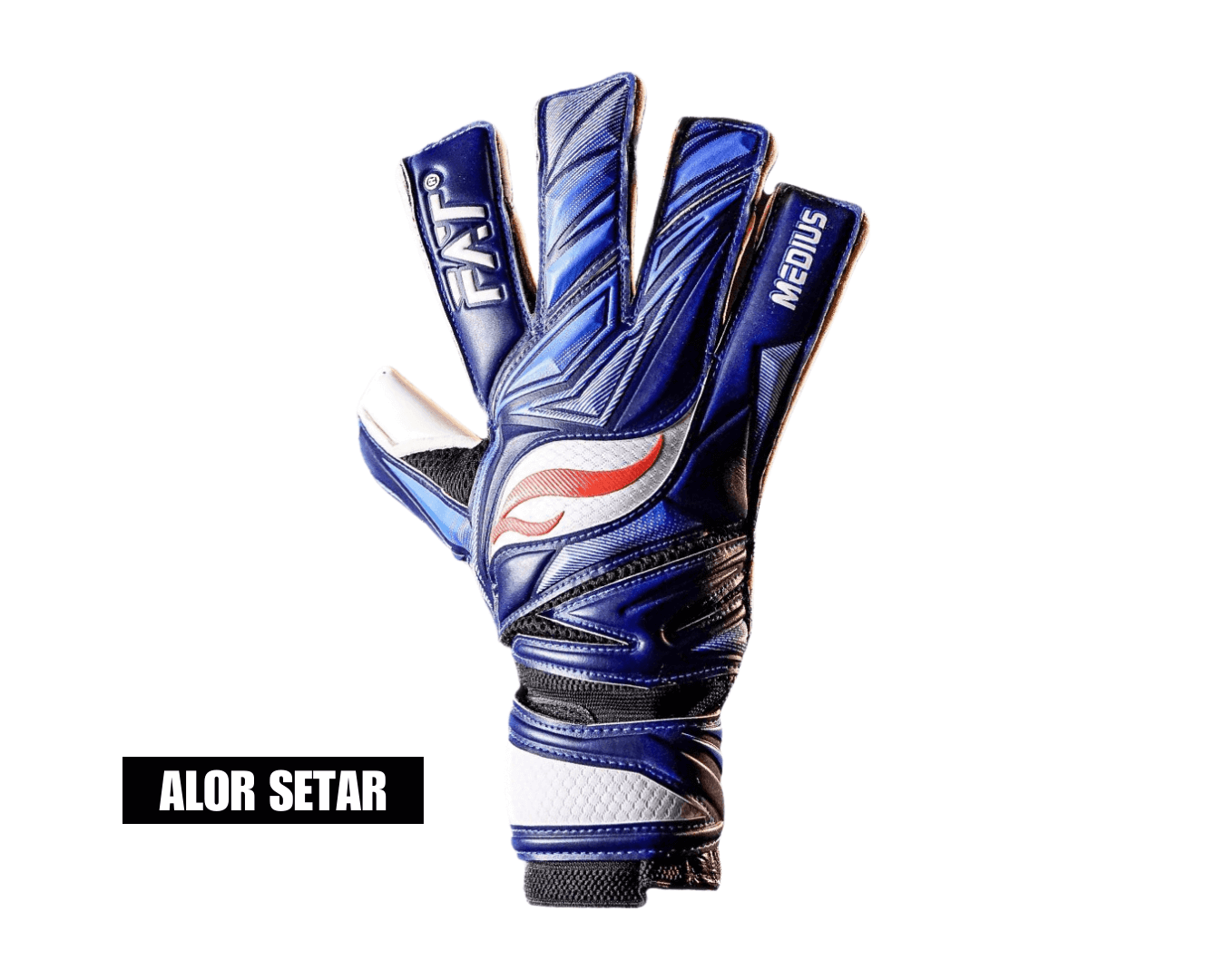 Fat Venom Medius T Cut Finger Purple/White Glove – Size 7