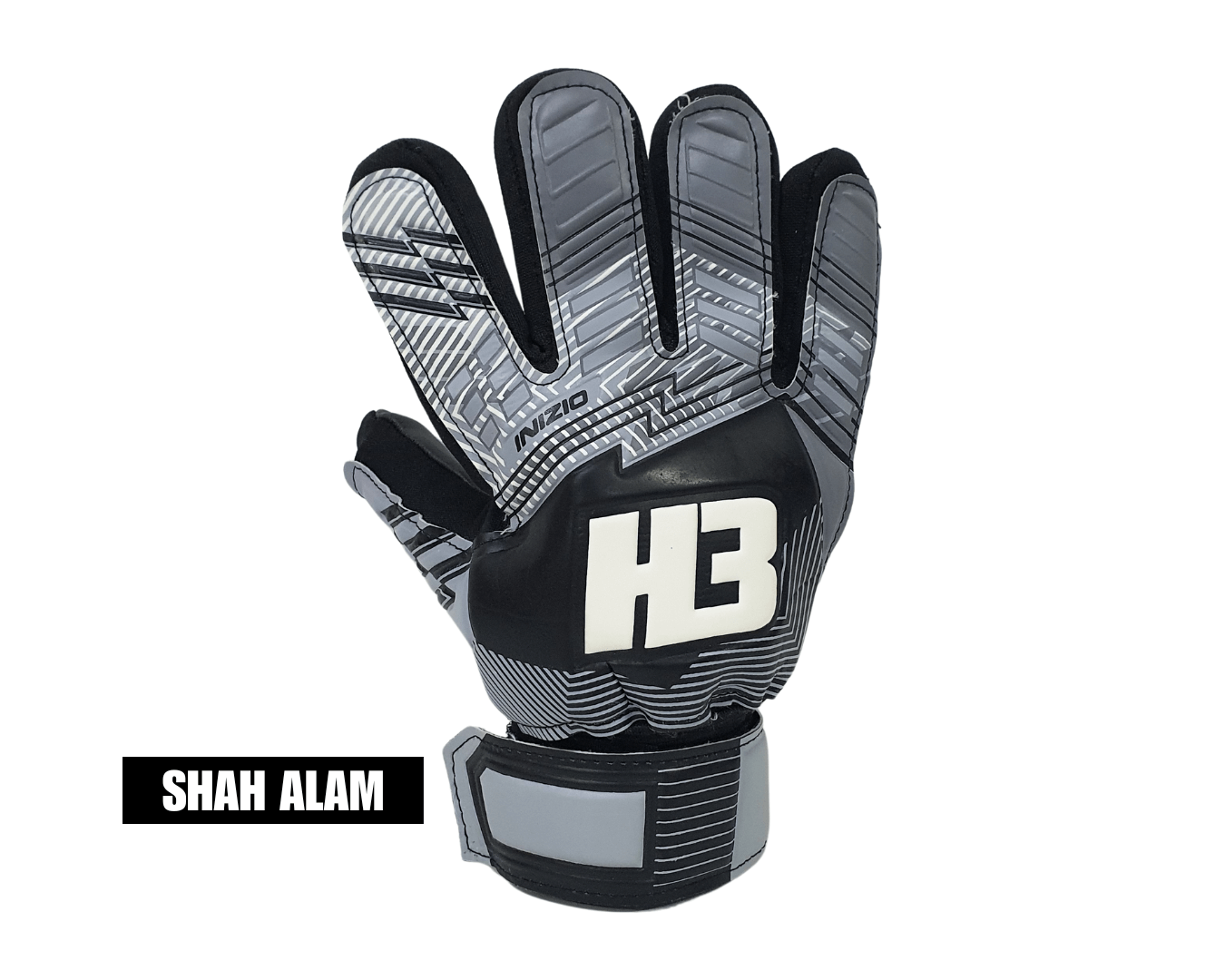 H3 Inizio Silver/Black Glove – Size 6