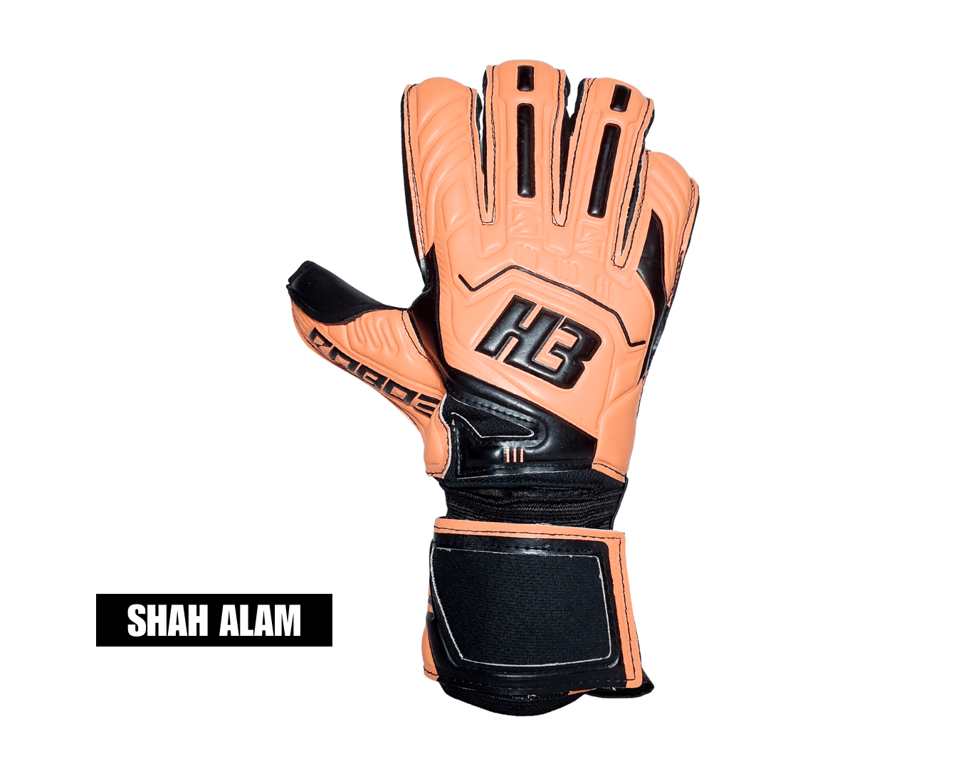 H3 Robo Gen 3 Peach/Black Glove – Size 8