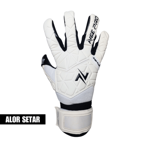 NGE Pro Bump Plus White/Black Glove – Size 8