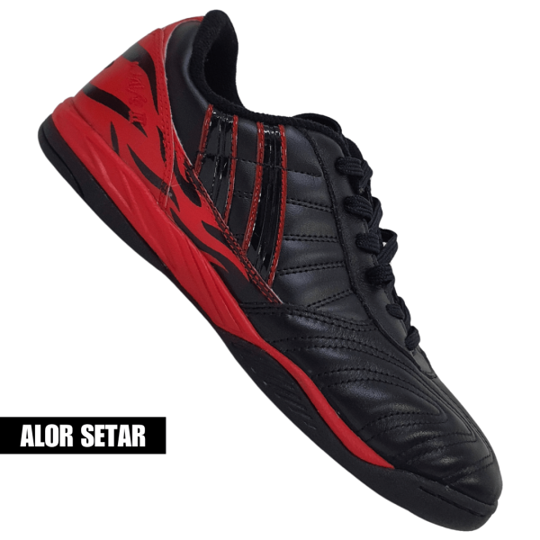 Pan Wave II Soccer Gate Futsal Black/Red – 6UK