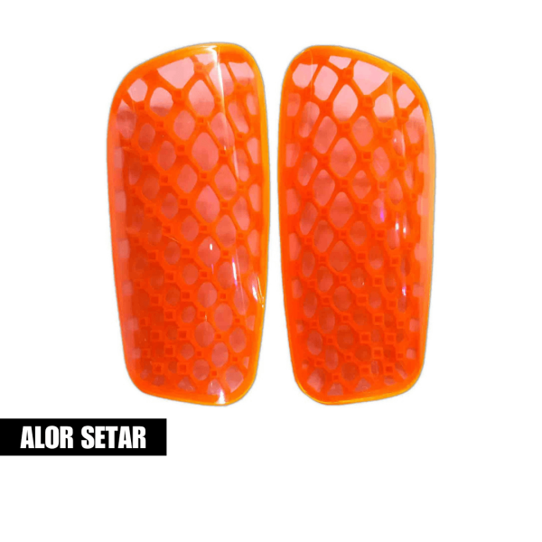 Shock Absorbing Shin Guards Orange – Size L
