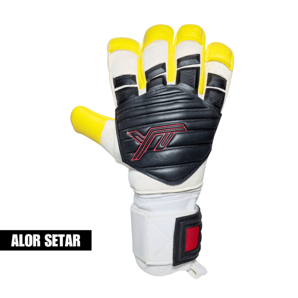 TYAI Majestic White/Black/Yellow Glove – Size 10